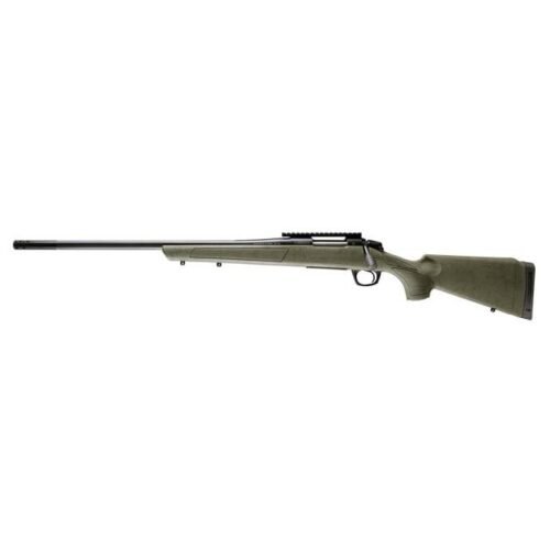 CVA Cascade XT left Hand Rifle .308 Win 4rd Capacity 22" Threaded Cerakote Black Barrel OD Green/Black Web Stock Pic Rail