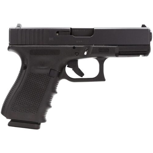 Glock 19 Gen 4 Compact Handgun 9mm Luger 15rd Magazines (3) 4" Barrel Black USA