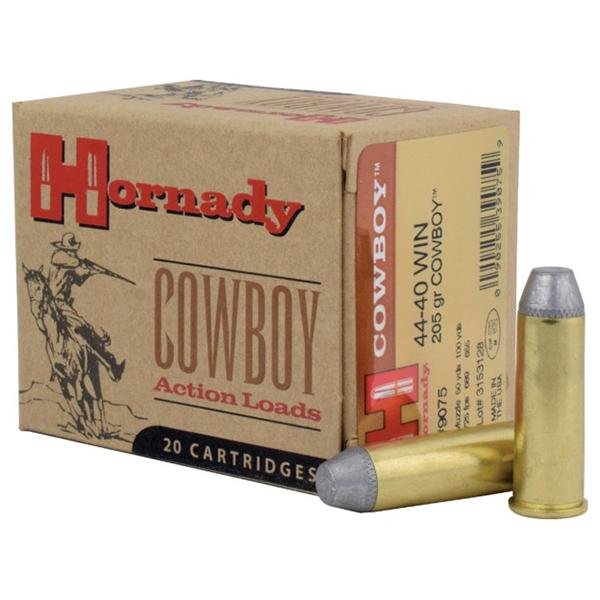 Hornady Cowboy Ammo .44-40 Win 205 gr RNFP  - 20/box
