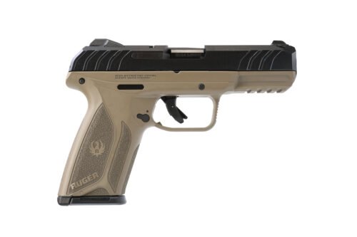 RUGER SECURITY9 9MM BK/FDE 3.9" 15+1