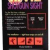 HIVIZ SHOTGUN FRONT SIGHT - MAGNETIC RIB .171-.265" GREEN