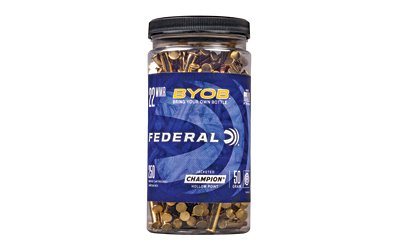 FE757BTL250_1 FED CHAMP 22WMR 50GR JHP 250CT BYOB
