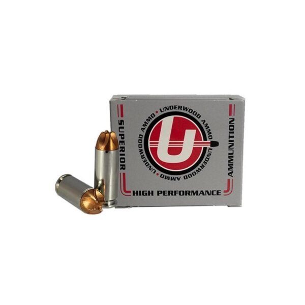 https3A2F2Fmedia.chattanoogashooting.com2Fimages2Fproduct2FUB9002Fckhhhh000 Underwood Ammo Xtreme Hunter Handgun Ammunition 10mm Auto 150gr Solid Monolithic 1425 fps 20/ct