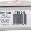 A242_LABEL UNDERWOOD 10MM 220GR HARD CAST - LEAD-FN 20RD 10BX/CS