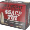 FORT SCOTT 45ACP 180GR TUI - SOLID COPPER 20RD 25BX/CS