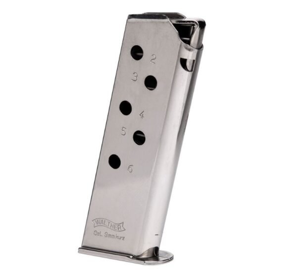 WA2246009 WALTHER ARMS MAG PPK/S 32ACP 8RD NICKEL