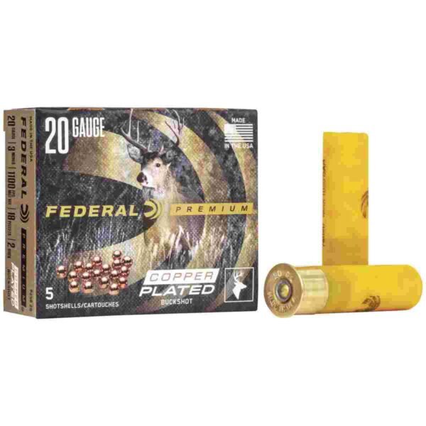 https3A2F2Fmedia.chattanoogashooting.com2Fimages2Fproduct2FFAP2582B2FFAP2582B_1 Federal Premium Vital-Shok 20 ga 3" MAX 18 plts #2B 1100 fps - 5/box