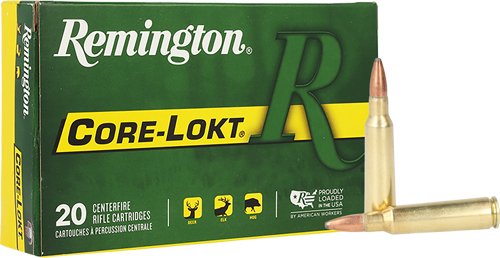 A29077 REMINGTON 250 SAVAGE 100GR - CORE-LOKT SP 20RD 10BX/CS