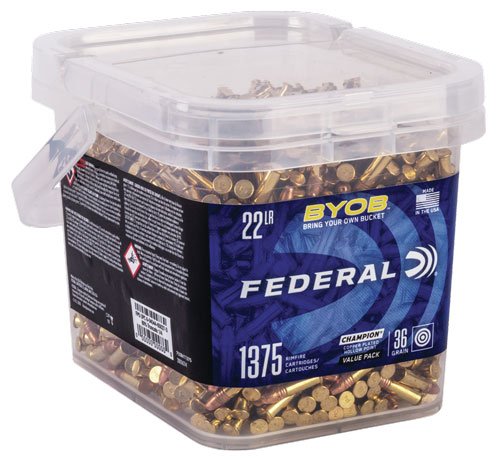 A750BKT1375 FEDERAL 22LR 36GR HP 1260FPS - 1375RD BUCKET 2BX/CS