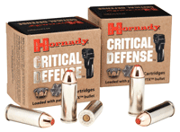 AHDY90900_1 HORNADY CRITICAL DEFENSE 45 - ACP 185GR FTX 20RD 10BX/CS