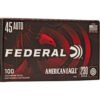 FED AM EAGLE 45ACP 230GR FMJ 100/500