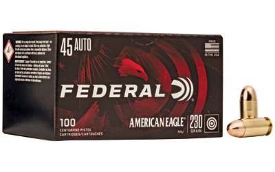 FEAE45A100_1 FED AM EAGLE 45ACP 230GR FMJ 100/500