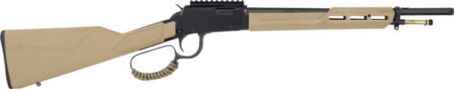 GRL22161STFDE ROSSI RIO BRAVO TACTICAL 22LR - LEVER 16.5" 10-SHOT FDE SYN