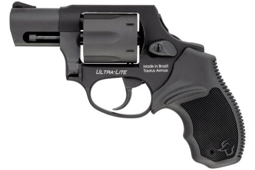 https3A2F2Fmedia.chattanoogashooting.com2Fimages2Fproduct2FTX2856021ULCH2FTX2856021ULCH_2.jpg Taurus 856 Ultra Lite Handgun w/Concealed Hammer .38 SPL 6rd Capacity 2" Barrel Black Frame