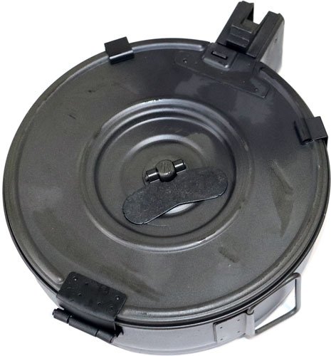 IVER JOHNSON MAGAZINE AK47 - 75RD BLACK METAL