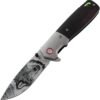 Custom Engraved Folding Pocket Knife  (fluorescence Wolf)