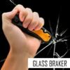 Custom Engraved Folding Pocket Knife (Tactical Black)