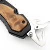 Custom Engraved Folding Pocket Knife (Tactical Black)