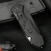 Custom Engraved Folding Pocket Knife (Tactical Black)
