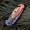 Custom Engraved Folding Pocket Knife  (X50 Tactical)