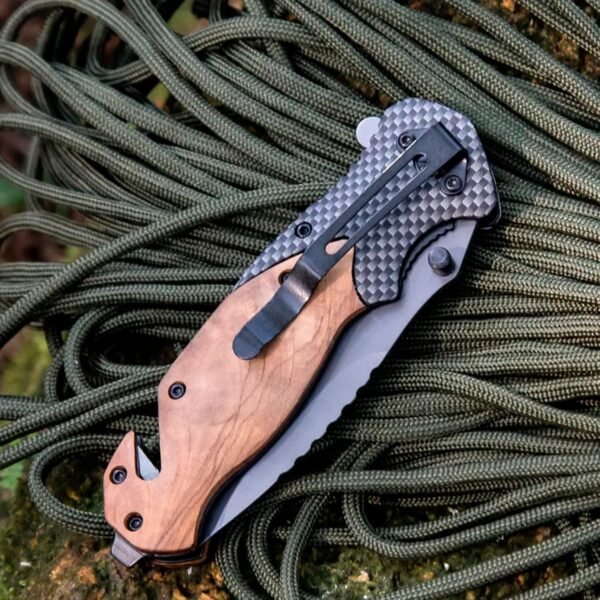 Custom Engraved Folding Pocket Knife  (X50 Tactical)